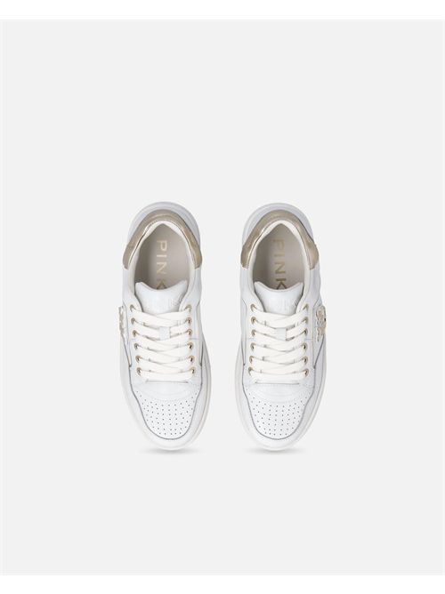 Sneakers in pelle con logo Love Birds PINKO | SS0159P001ZHC